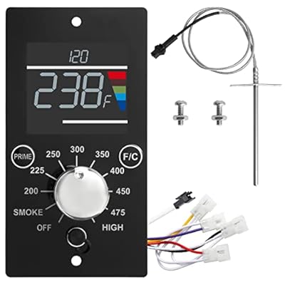 Digital Control Board Kit for Pit Boss Table Top Pellet Grill, Digital Thermostat Controller with LED Read-Out for Pitboss Mahogany 150PPS Tabletop Wood Pellet Grill