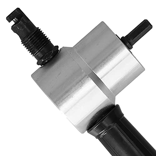 image for Walfront Double Head Sheet Metal Cutter Portable Metal Sheet Nibbler w