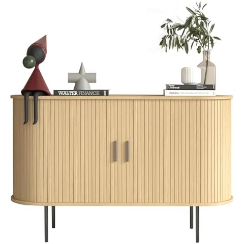 FurSch Fluted Sideboard Cabinet Cover