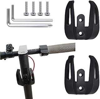 NELAHSHA 2 PCS Electric Scooter Hook Gadget Bag Claw Front Hook Plastic Scooter Front Hook Multifunctional Hook Accessories Compatible for Xiaomi M365 / M365 Pro / M187/ Max Series Electric Scooters