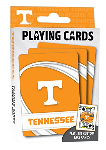 Image of MasterPieces Family Games - NCAA Tennessee Volunteers Playing Cards - Officially Licensed Playing Card Deck For Adults, Kids, And Family