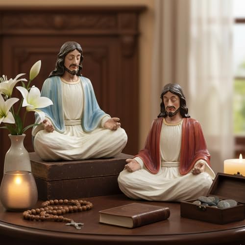Estatua de Jesús Cristo 6 pulgadas decoración de altar miniatura 7