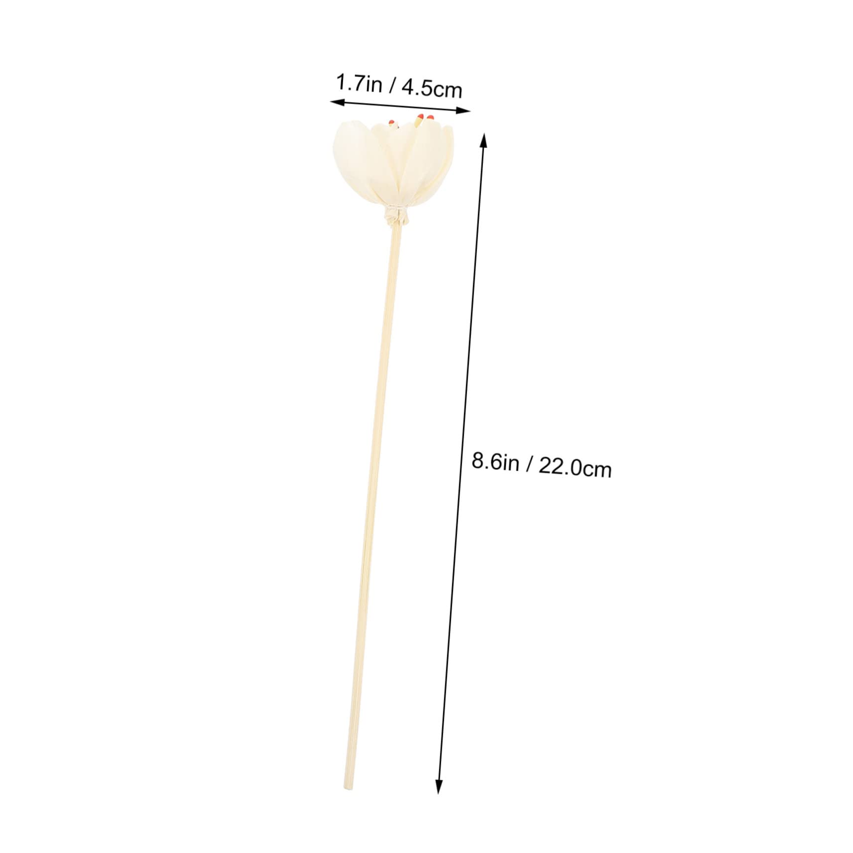 GARVALON 50pcs Flower Diffuser Sticks Sticks for Decor Natural Rattan Design for Fragrance Enhancement