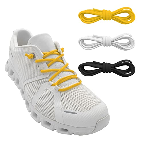 Image of 3 Pairs Elastic No Tie Shoe Laces, Stretch Bungee Laces