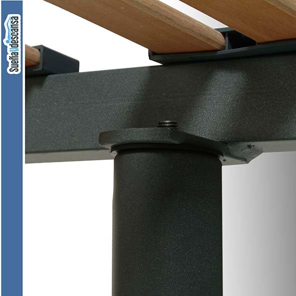 Somier Reforzado Multi Láminas con reguladores de firmeza (150x190cm)