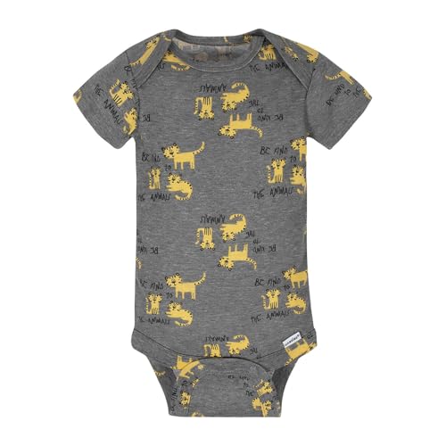 Image of Gerber unisex baby 8-pack Short Sleeve Onesies Bodysuits and Toddler T Shirt Set