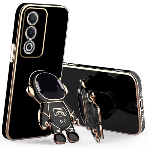 Coque Oppo A80 5G antichoc en silicone souple et béquille de visionnage