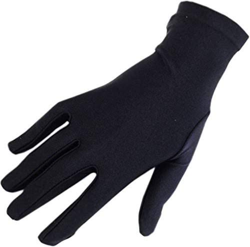 London paree Women's Cotton Short/Half Hand Gloves for Sun Protection Bike Riding (Black, Free Size) BBC12 Set of 2 1