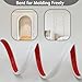 Coengwui Peel and Stick Wall Molding, Chair Rail Wainscoting Panel, Finish Trim for Home Decoration (Paintable White, 9.8ft x 2.4in)