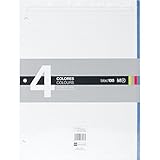 Miquelrius Notebook Filler Paper, 8.5 X 11, 4-subject College Ruled, (100 Sheets/200 Pages)