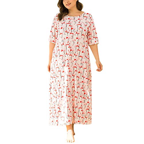 Pyjama taille plus confortable contre la chaleur nocturne en coupe ample