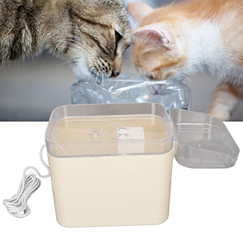 Fuente de agua para gato 2 en 1 automática y silenciosa miniatura 7