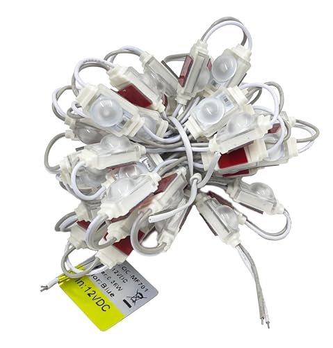 Image of Blue Mini LED Module DC12V 0.36W for Light Box Letter Advertising Signs with Tape Adhesive Backside (200pcs Pack)
