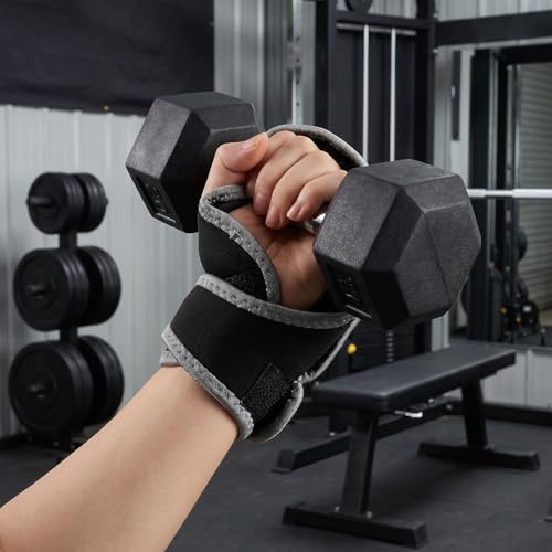 Guantes ajustables con peso de 1,1 lb para entrenar sin sobrecargar las muñecas 6