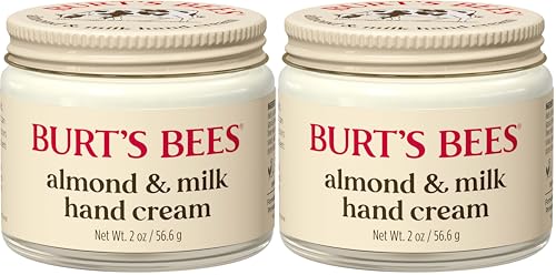 Burt's Bees 100% Natural Origin Almond & Milk Hand Cream with Sweet Almond Oil and Vitamin E, 57g (Pack of 2)