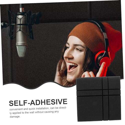Paneles de Espuma Acústica Kisangel 4 pcs Material Denso para Aislamiento Sonoro para Grabación en Casa miniatura 5