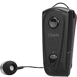 Diseño innovador de auriculares con clip con auriculares retráctiles. En lugar de los auriculares tradicionales. Experiencia de llevar más cómodo.