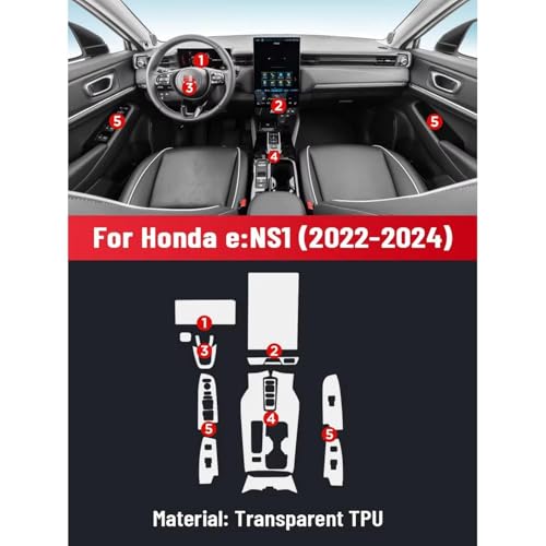 Film TPU Honda e:NS1 protection de console centrale pour trajets quotidiens