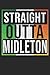 Produktbild Straight Outta Midleton: Midleton Notebook Journal 6x9 Personalized Gift For Irish From Ireland
