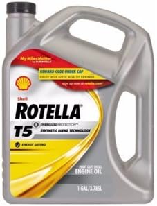 Shell Rotella T5 15W-40 Synthetic Blend Engine Oil3 Pack One Gallon each