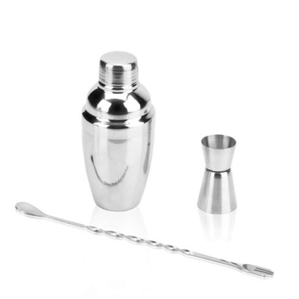 Coctelera para cócteles camarero kit de mezcla de vidrio portátil con juego de herramientas