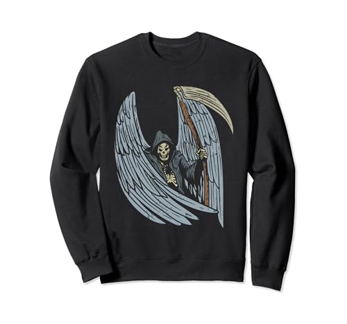 Photo de Death Angel Spooky Scary Joyeux Halloween Sweatshirt