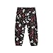 ORGYPET Christmas Girls Trousers Girls Wide Leg Pants Slim Fit Warm Boys Lantern Trousers L Trousers for Girls Breathable Fabric for All Day Wear 2024, Snow Ho Ho Ho