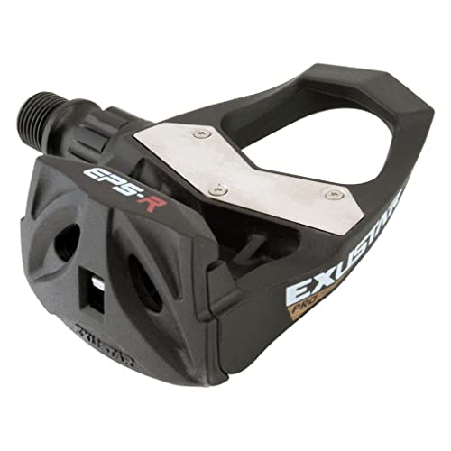 Exustar Pedals Red Clipless PR2ST Alloy Black Keo - PR2ST