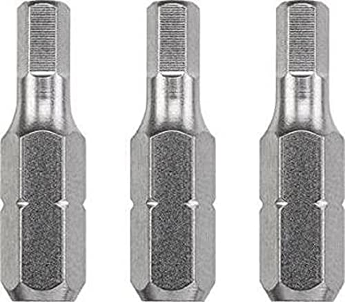 kwb 3 x bits 25 mm 2,5 mm Hex Industrial Steel 121402 (TQ acier 60, ISO 1173, le lecteur C) 6,3 Cover