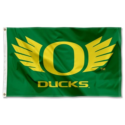 College Flags & Banners Co. Oregon Wings Logo 3x5 Banner Flag