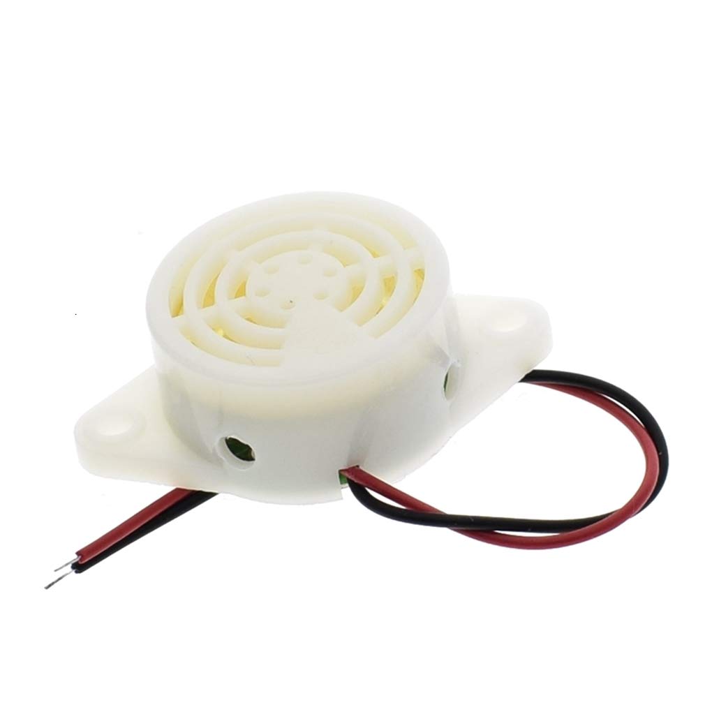 Hailege 5pcs 95DB Alarm Buzzer SFM-27 High-decibel 3-24V 12V Electronic Buzzer Beep Alarm Intermittent Continuous Beep for Arduino