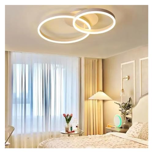 Plafonnier LED rond scandinave crée une atmosphère lumière salon