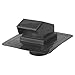 Construction Metals PRCS4BL 4" BLK Roof Stem Vent