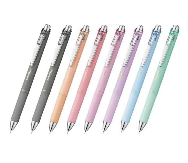 Pentel EnerGel Kohare Limited Gel Pen Set of 8 0.5mm 7 Colors Japan
