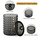 FHISKUNYU 3 Pcs Dispensador de Almohadillas Desmaquillantes Negro Imagen de FHISKUNYU 3 Pcs Dispensador de Almohadillas Desmaquillantes Negro