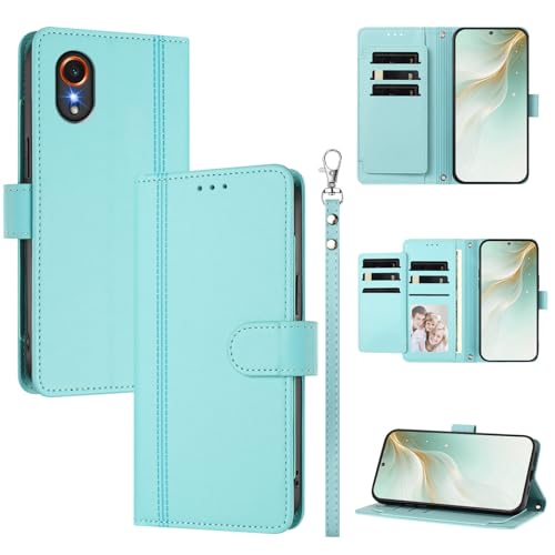 �X�}�z�P�[�X �Ή��@�� for Samsung Galaxy Xcover7 �X�}�z�P�[�X�y�E�H���b�g�f�U�C�� �f���A���J�[�h�X���b�g �L���b�V�� �t���b�v���X�^���h �����h�~�zMint