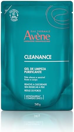 Gel de Limpeza Facial Avène Cleanance, Controle de Oleosidade e D...