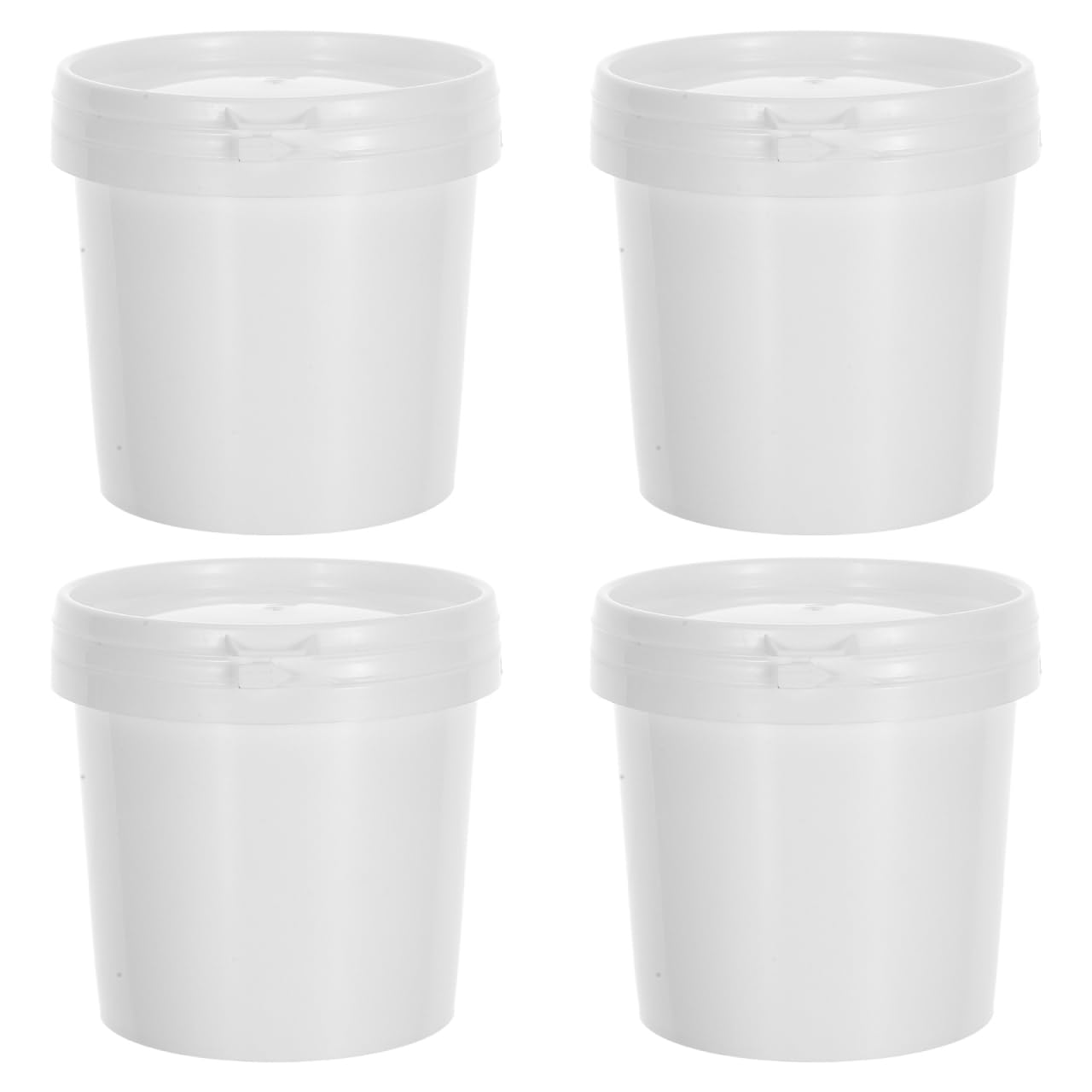 ABOOFAN Secchiello Vernice Vuoto 500Ml Con Coperchio Ermetico Sigillato Contenitori Per Vernice E Olio Motore Contenitori Piccoli Per Stoccaggio Chimico E Pittura