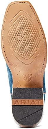 Ariat Mens Futurity Showman Western Boot Navy Roughout/Bite The Dust Brown 8.5 | Image 4
