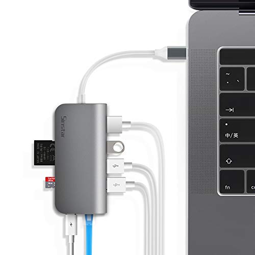 Sinstar USB C to 3.5mm Headphone and Charger Adapter 2 in 1,PD 60W Fast Charging USB C to 3.5mm Audio Adapter,Charger and Headphone Jack Compatible with iPad Pro 2020,Galaxy Note 20/10/S20/S21 …