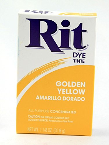 Impex Rit Teinture en poudre concentrée pour tissu Jaune doré 31,9 g