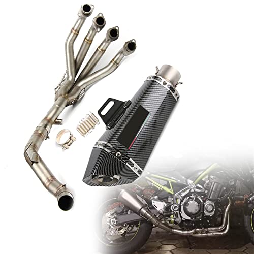 Silenciadores 51mm de escape para Kawasaki Z900 que eliminan pérdidas de potencia