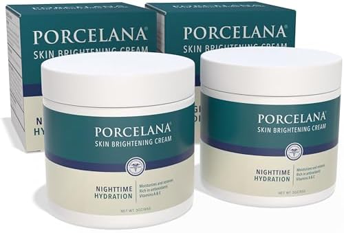 Porcelana Nighttime Hydration Cream Helps Fade Dark Spots & Even Tone (2PK)