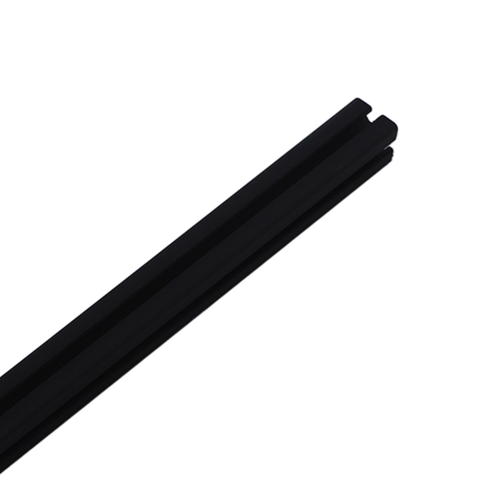 Aluminiowy profil wytłaczany 4040 T gniazdo europejska standardowa szyna anodowana liniowa część drukarki 3D CNC DIY 39,4 cala 1000mm mocne gładkie trwałe do urządzeń automatyki (Czarny)