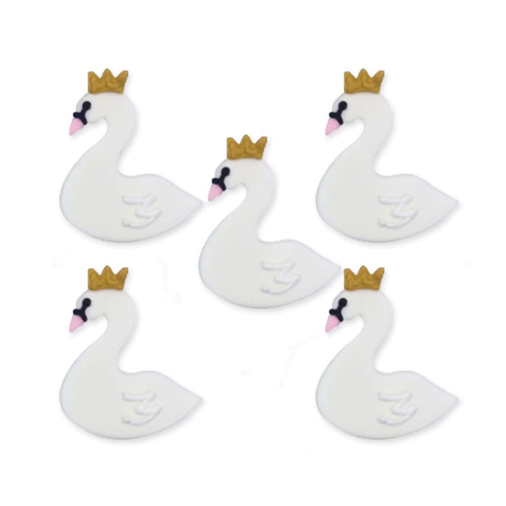 Stylish Swan Sugarcraft Toppers
