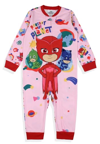 PJ Masks Toddler Girls' Gekko Catboy Owlette Protect Our Planet Footless Sleeper Pajama