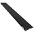Ruedamann 1" Rise Threshold Ramps for Doorways, PVC Doorway Ramps, 1700Lbs Capacity, Transition Strip Reducer for Wheelchair, Scooter, Floor, Tile, Cuttable (Black, 3' Long, Not Included Adhesive)