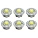 uxcell 6pcs CY-15H 5/8-inch Nylon Roller Ball Flange Conveyor Transfer Unit
