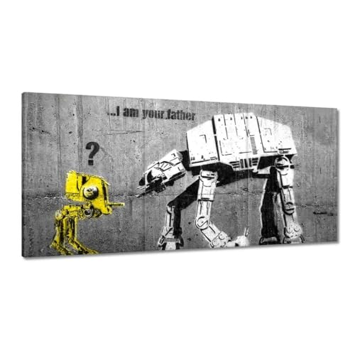 Peinture Banksy Im your father toile imprimée 120 x 60 cm pour salon