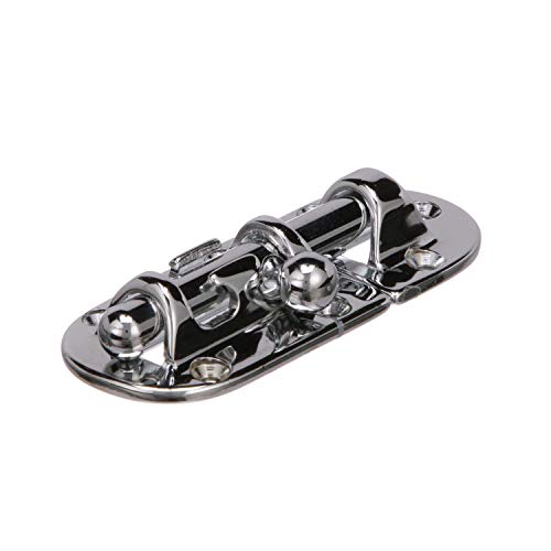 Seachoice Marine-Grade Barrel Bolt, Chrome-Plated Bronze, 3-5/8 in. X 1-1/8 in.